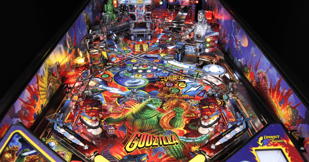 Godzilla Pinball Playfield (Stern 2021)